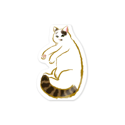 【保護猫支援グッズ】メロンちゃんといっしょ Sticker