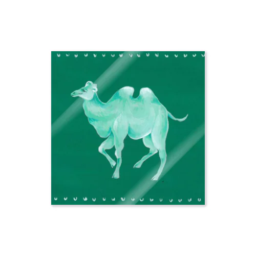 緑の陽気な駱駝くん Sticker