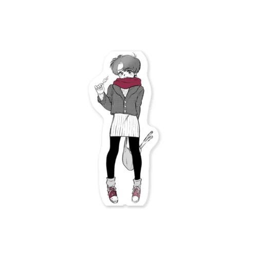 看板娘ちゃん⑤ Sticker