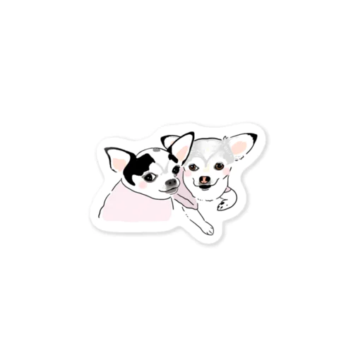 あぴすちゃんとビビィちゃん Sticker