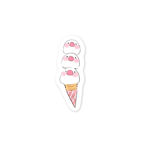 10/24　文鳥の日 Sticker