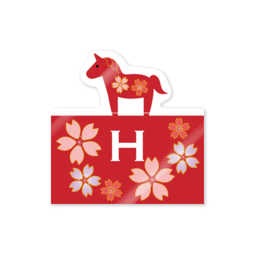 HARUnoSAKURA『H』 Sticker