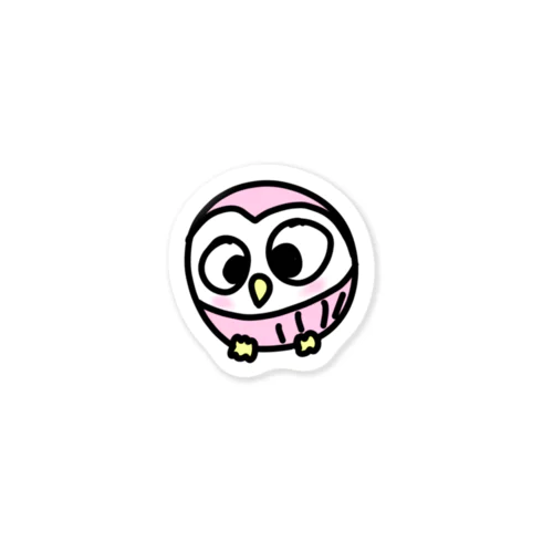 パステルフクロウちゃん Sticker