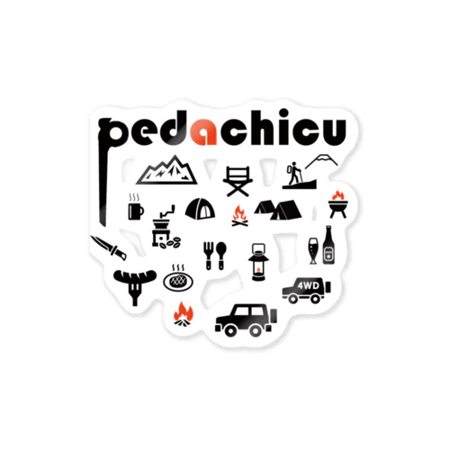 Pedachicu  camp グッズ Sticker