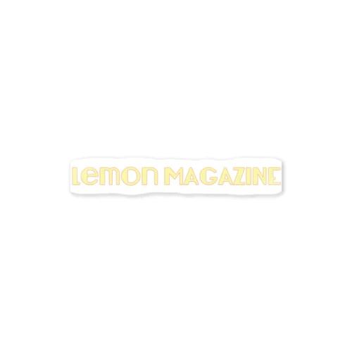 Lemon Magazine Sticker