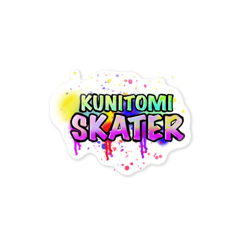 Kunitomi Skater  ステッカー