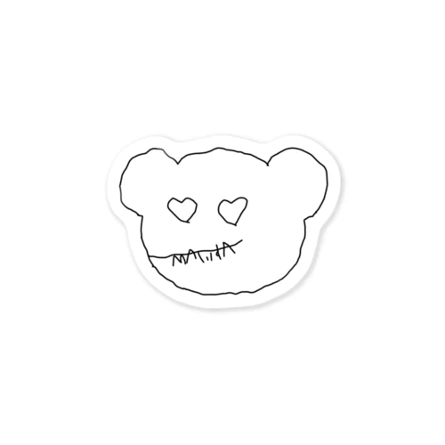 Matilda's Bear(黒) Sticker