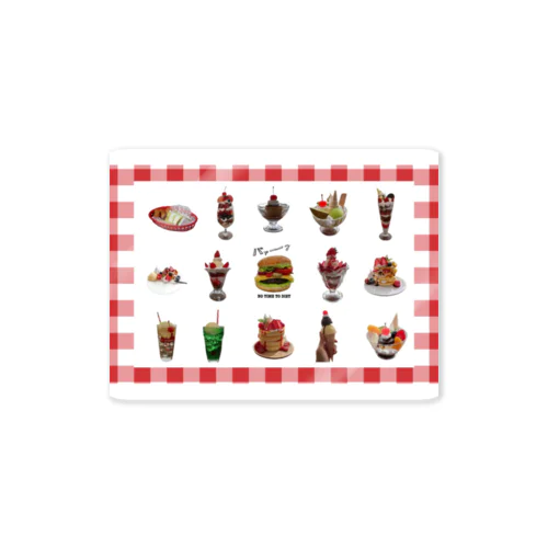 ALL FAKEFOOD  Sticker