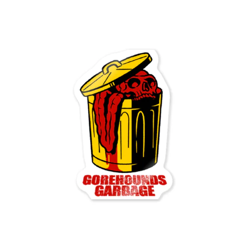 GOREHOUNDS GARBAGE Logo: B Sticker