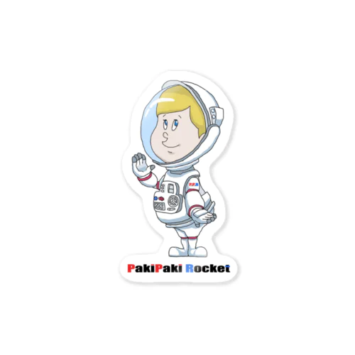 パキパキロケット Sticker