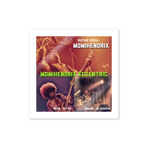 momihendrix eccentric Sticker