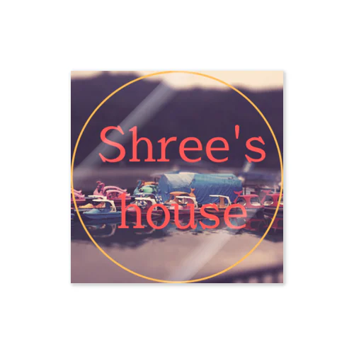 shree's house Sticker