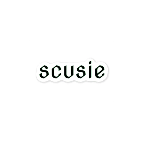 scusie(スクージー) ステッカー