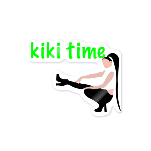 kiki time ステッカー