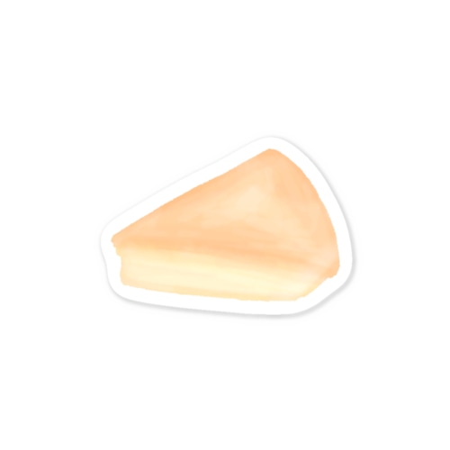 チーズケーキ(ゆるふわイラスト) Sticker