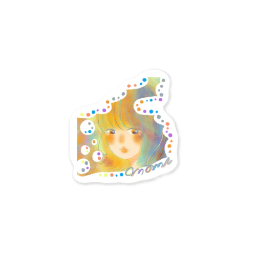 黄昏ちゃん　クリア Sticker