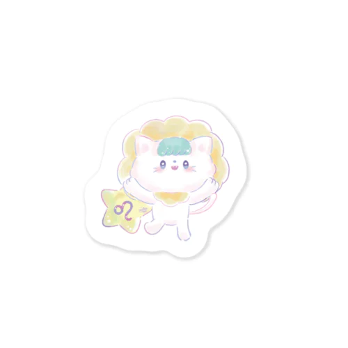 しし座ねこ Sticker