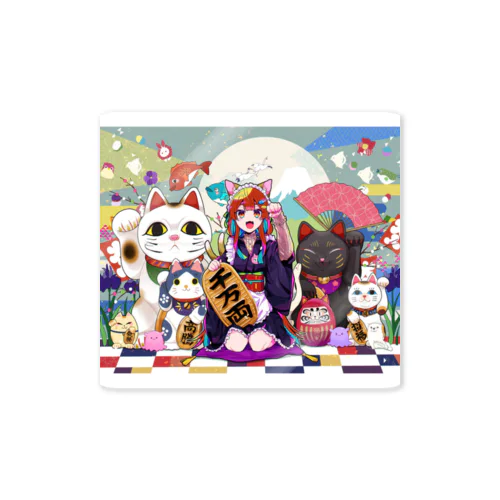 SUPER MANEKI GIRL Sticker