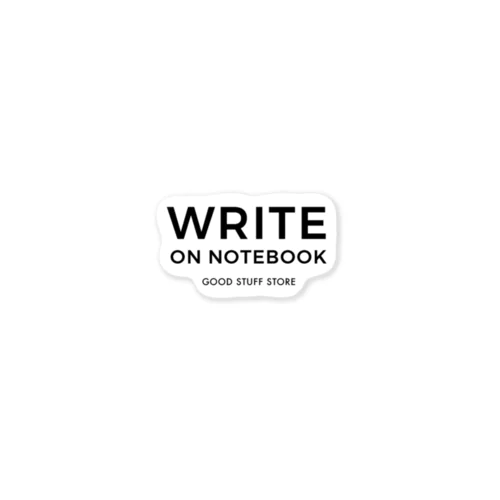 WRITE LOGO ステッカー