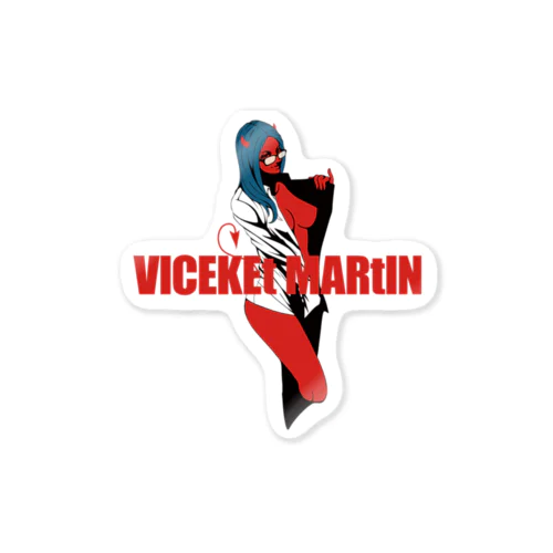 VICEKEt MARtIN(RED) ステッカー