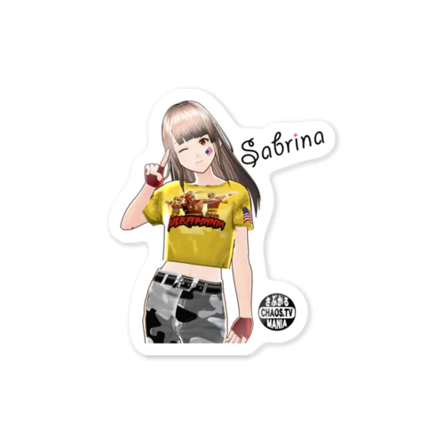 さぶ里奈さん HULKAMANIA Sticker