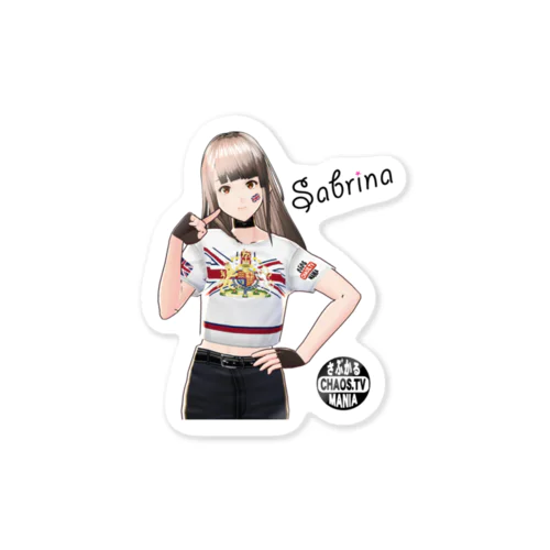 さぶ里奈さん ロンドン Sticker