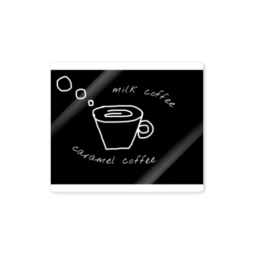 ミルクコーヒーとキャラメルコーヒー Sticker