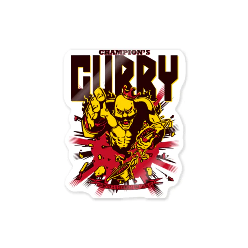 Champion's Curry×KENTOO "COMIC" Sticker