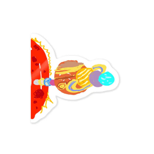 惑星直列 Sticker