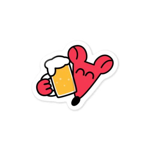 ねずみ(ビール) Sticker