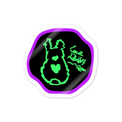 LoveRabbit ネオン Sticker