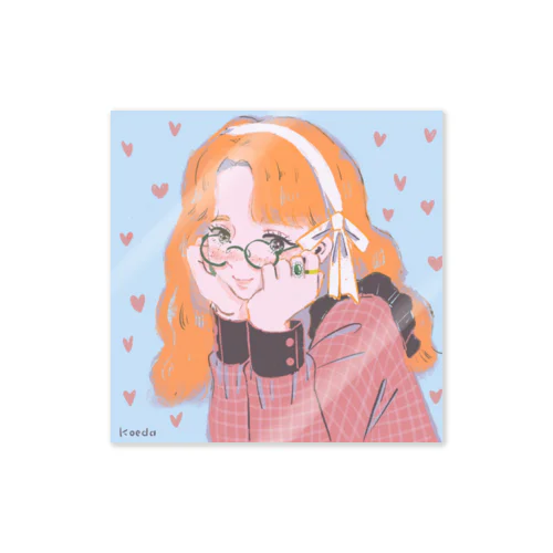 オレンジな女の子🍊 Sticker