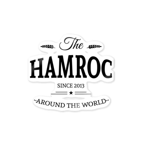HAMROC ロゴ (黒) ステッカー
