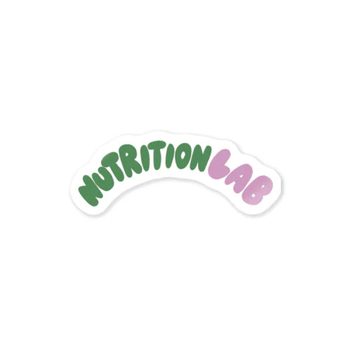 NUTRITION LAB　LOGO Sticker
