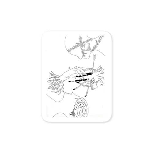 Heartaches Sticker