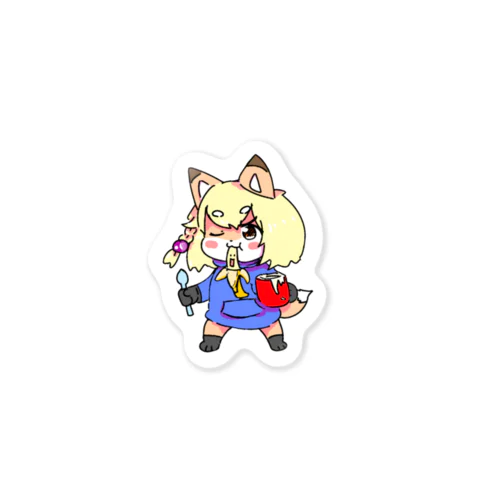 バナ牛乳ととぅるちゃん Sticker