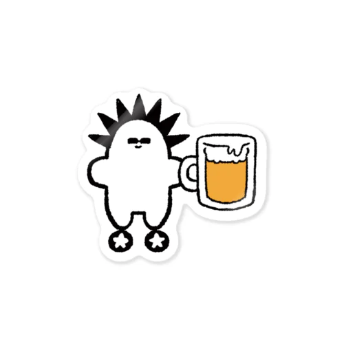 ヤンキービール飲みおこめ ステッカー