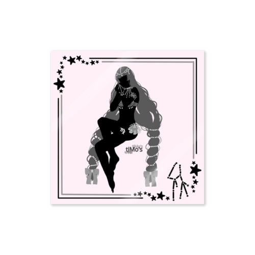 シルエット【乙女座】 Sticker