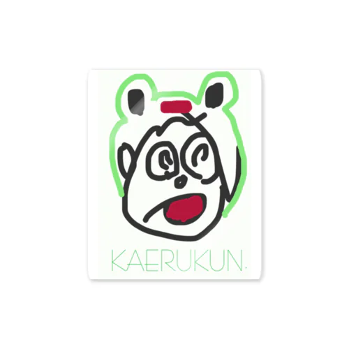 KAERUKUN. ステッカー