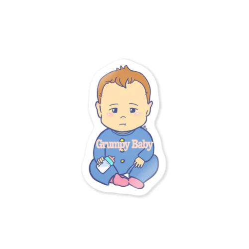 Grumpy Baby Sticker