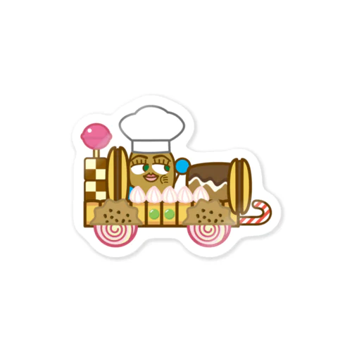 ローティさんのお菓子の車 Sticker