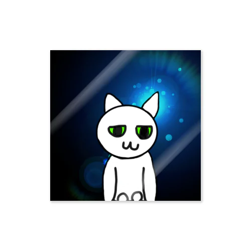 宇宙な白猫くん Sticker