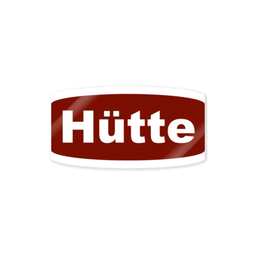 Hutte -タグver.- ステッカー