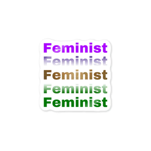 Feminist アピ❤️‍🔥❤️‍🔥❤️‍🔥 ステッカー