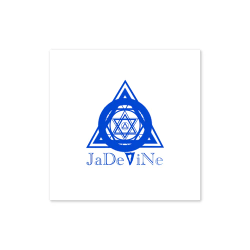 JaDeViNe ＢＬＵＥ ステッカー