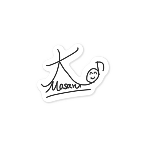 Masaru Namba logo BK Sticker
