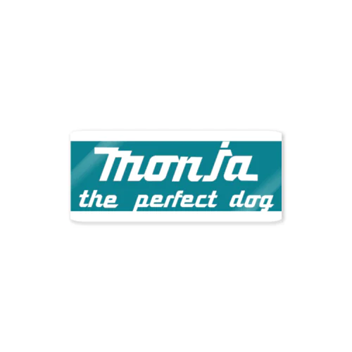 Monja the perfect dog / ミニチュアピンシャー Sticker