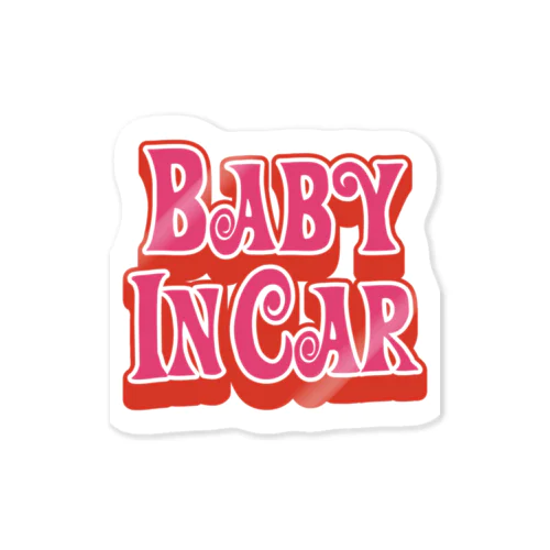 BABY IN CAR ステッカー