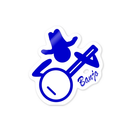 Banjo Pictogram Sticker