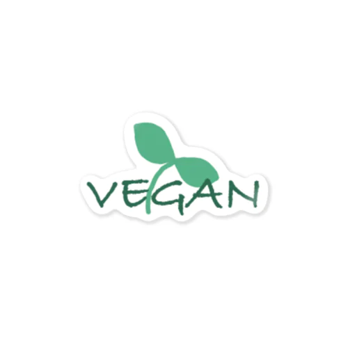 vegan life Sticker